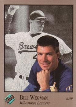 #199 Bill Wegman - Milwaukee Brewers - 1992 Studio Baseball