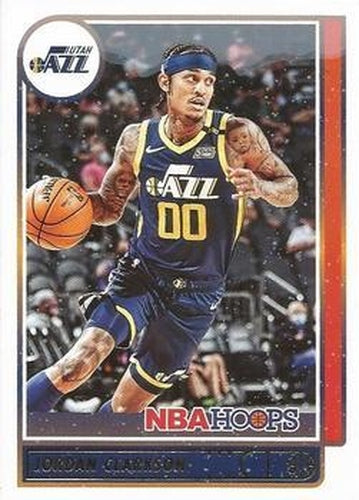 #199 Jordan Clarkson - Utah Jazz - 2021-22 Hoops Winter Basketball