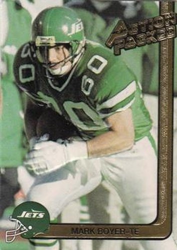 #199 Mark Boyer - New York Jets - 1991 Action Packed Football