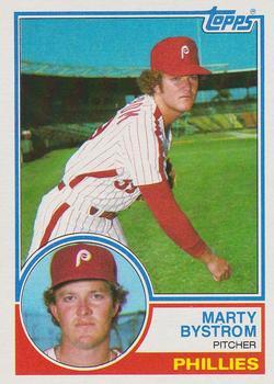 #199 Marty Bystrom - Philadelphia Phillies - 1983 Topps Baseball