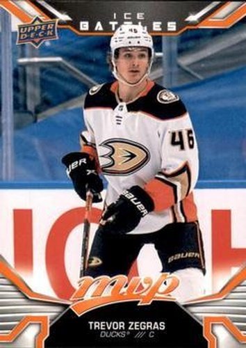 #199 Trevor Zegras - Anaheim Ducks - 2022-23 Upper Deck MVP - Ice Battles Hockey