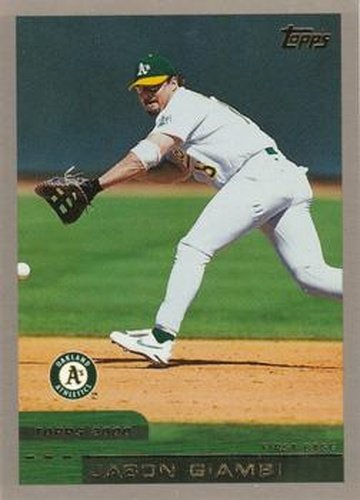 #199 Jason Giambi - Oakland Athletics - 2000 Topps Baseball