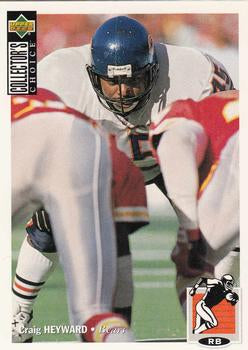 #199 Craig Heyward - Chicago Bears - 1994 Collector's Choice Football