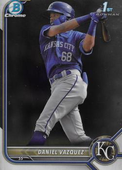 #BCP-199 Daniel Vazquez FBC - Kansas City Royals - 2022 Bowman - Chrome Prospects Baseball