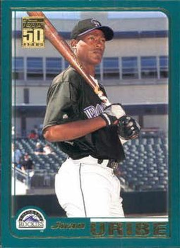 #T199 Juan Uribe - Colorado Rockies - 2001 Topps Traded & Rookies Baseball