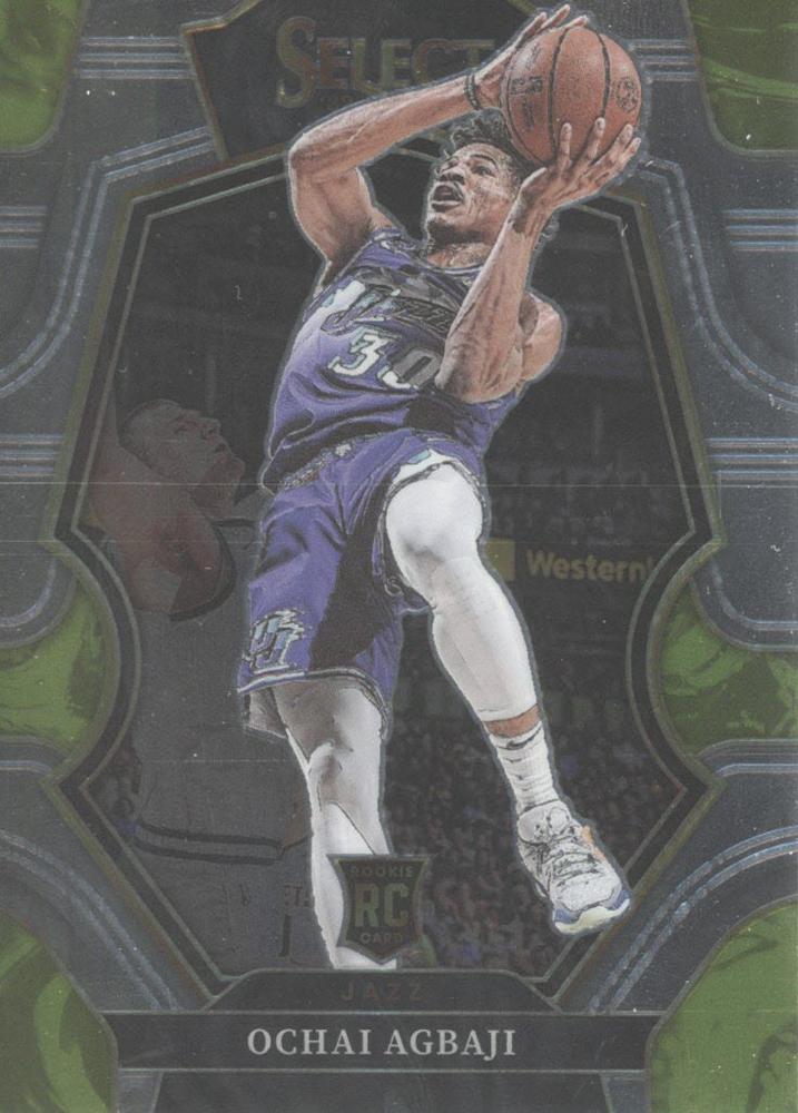 #199 Ochai Agbaji - Utah Jazz - 2022-23 Panini Select Basketball