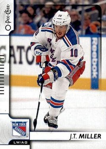 #199 J.T. Miller - New York Rangers - 2017-18 O-Pee-Chee Hockey