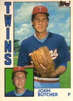#19T John Butcher - Minnesota Twins - 1984 Topps Traded Baseball