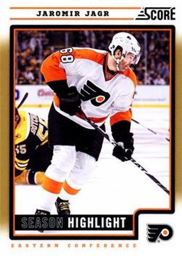 #19 Jaromir Jagr - Philadelphia Flyers - 2012-13 Score - Gold Rush Hockey