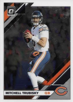 #19 Mitchell Trubisky - Chicago Bears - 2019 Donruss Optic Football