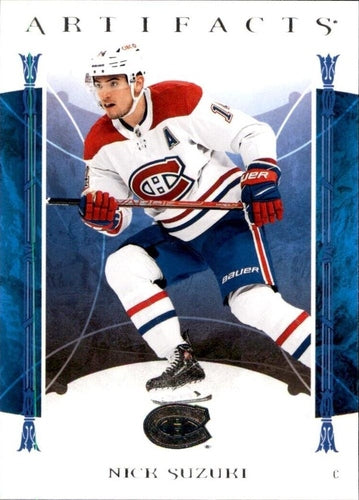 #19 Nick Suzuki - Montreal Canadiens - 2022-23 Upper Deck Artifacts Hockey