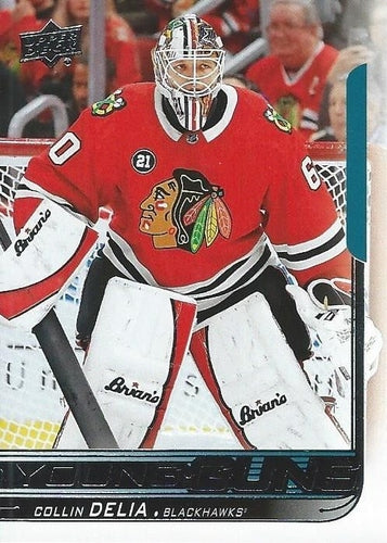 #519 Collin Delia - Chicago Blackhawks - 2018-19 Upper Deck Hockey