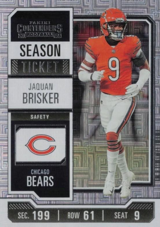 #19 Jaquan Brisker - Chicago Bears - 2023 Panini Contenders Football