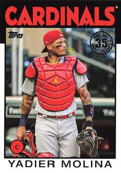 #86B-19 Yadier Molina - St. Louis Cardinals - 2021 Topps - 1986 Topps Baseball 35th Anniversary Series One Baseball