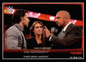 #19 The Authority - 2015 Topps WWE Road to Wrestlemania Wrestling