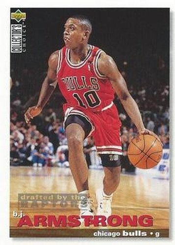 #19 B.J. Armstrong - Toronto Raptors - 1995-96 Collector's Choice Basketball