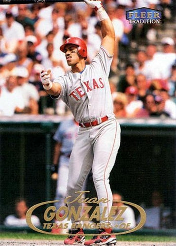 #19 Juan Gonzalez - Texas Rangers - 1998 Fleer Tradition Baseball