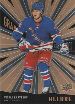 #GE-19 Vitali Kravtsov - New York Rangers - 2020-21 Upper Deck Allure - Grand Entrance Hockey