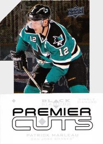 #PDC19 Patrick Marleau - San Jose Sharks - 2008-09 Upper Deck Black Diamond - Premier Die Cut Hockey