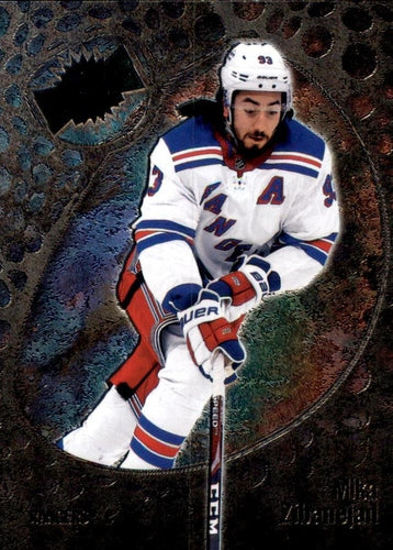 #19 Mika Zibanejad - New York Rangers - 2022-23 SkyBox Metal Universe Hockey