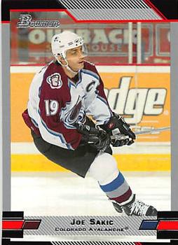 #19 Joe Sakic - Colorado Avalanche - 2003-04 Bowman Draft Picks and Prospects Hockey