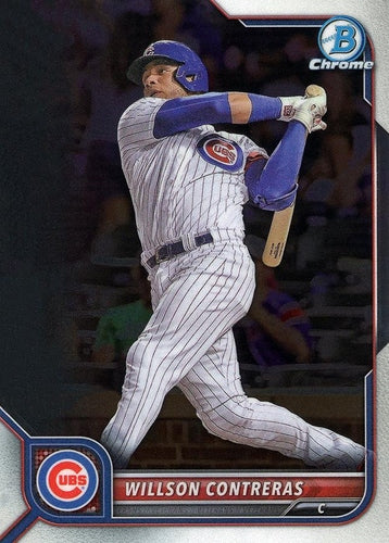 #19 Willson Contreras - Chicago Cubs - 2022 Bowman Chrome Baseball