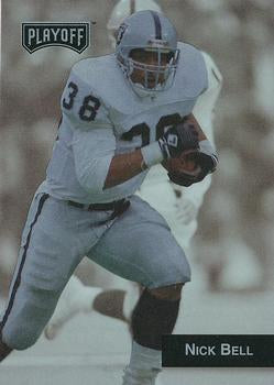 #19 Nick Bell - Los Angeles Raiders - 1993 Playoff Football