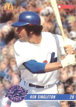 #19 Ken Singleton - Montreal Expos - 1993 Donruss McDonald's Montreal Expos 25th Anniversary Baseball