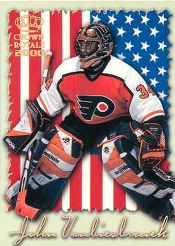 #19 John Vanbiesbrouck - Philadelphia Flyers - 1999-00 Pacific Crown Royale - International Glory Hockey