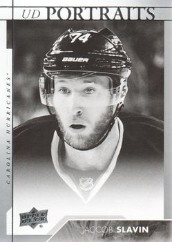 #P-19 Jaccob Slavin - Carolina Hurricanes - 2017-18 Upper Deck - UD Portraits Hockey