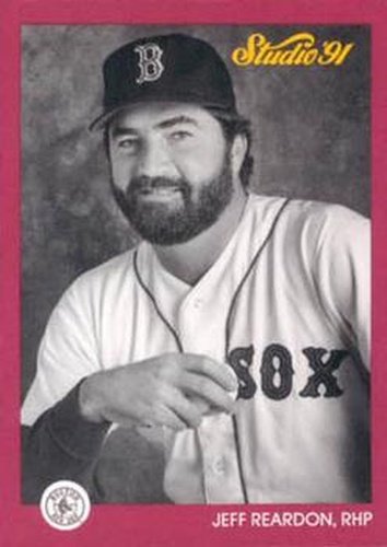 #19 Jeff Reardon - Boston Red Sox - 1991 Studio Baseball