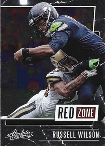 #RZ-RW Russell Wilson - Seattle Seahawks - 2020 Panini Absolute - Red Zone Football