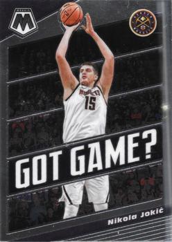 #19 Nikola Jokic - Denver Nuggets - 2019-20 Panini Mosaic - Got Game Basketball