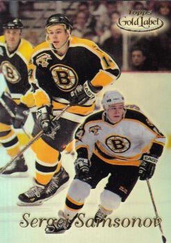 #19 Sergei Samsonov - Boston Bruins - 1999-00 Topps Gold Label Hockey