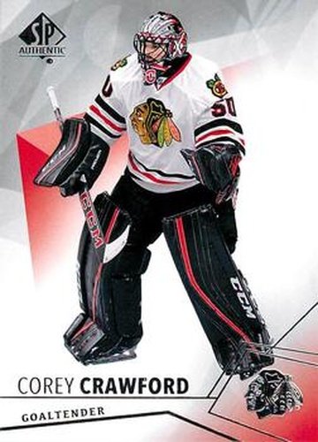 #19 Corey Crawford - Chicago Blackhawks - 2015-16 SP Authentic Hockey