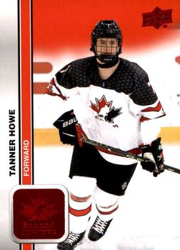 #19 Tanner Howe - Canada - 2023 Upper Deck Team Canada Juniors - Red Foil Hockey