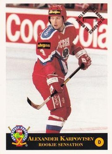 #19 Alexander Karpovtsev - Russia - 1994 Classic Pro Hockey Prospects Hockey