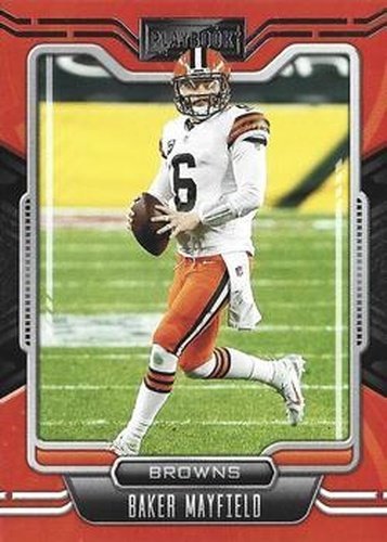 #19 Baker Mayfield - Cleveland Browns - 2021 Panini Playbook Football