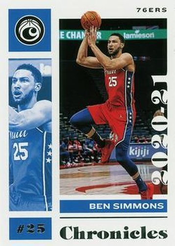 #19 Ben Simmons - Philadelphia 76ers - 2020-21 Panini Chronicles Basketball