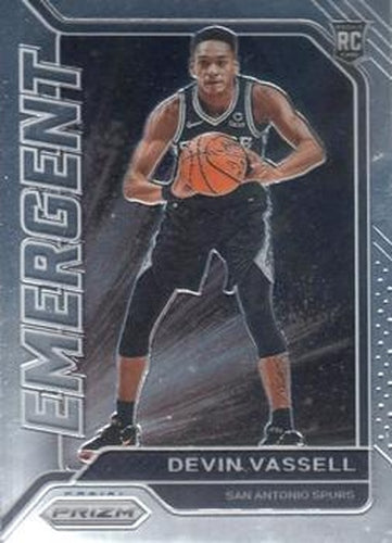 #19 Devin Vassell - San Antonio Spurs - 2020-21 Panini Prizm - Emergent Basketball