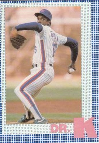 #19 Dwight Gooden - New York Mets - 1985 Renata Galasso Dwight Gooden Dr. K Baseball