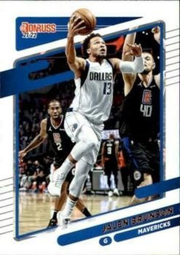 #19 Jalen Brunson - Dallas Mavericks - 2021-22 Donruss Basketball