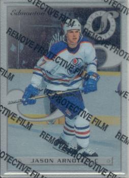#19 Jason Arnott - Edmonton Oilers - 1996-97 Leaf Preferred - Steel Hockey