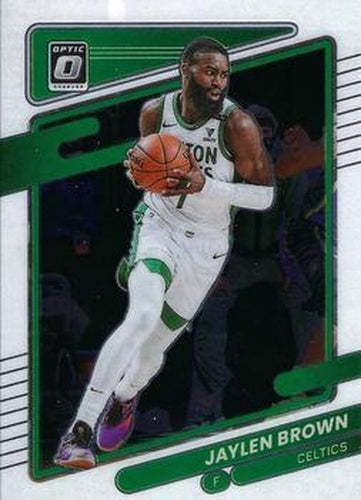 #19 Jaylen Brown - Boston Celtics - 2021-22 Donruss Optic Basketball