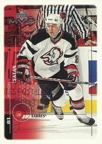 #19 Miroslav Satan - Buffalo Sabres - 1998-99 Upper Deck MVP Hockey