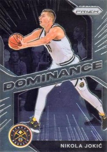 #19 Nikola Jokic - Denver Nuggets - 2020-21 Panini Prizm - Dominance Basketball