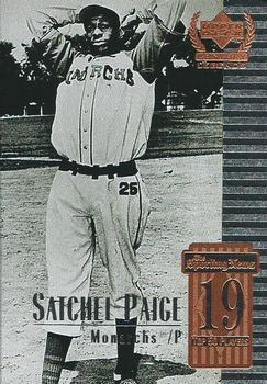 #19 Satchel Paige - Kansas City Monarchs / Cleveland Indians - 1999 Upper Deck Century Legends Baseball