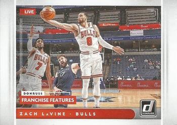 #19 Zach LaVine - Chicago Bulls - 2021-22 Donruss - Franchise Features Basketball