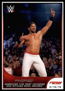 #19 Fandango - 2016 Topps WWE Road to Wrestlemania Wrestling