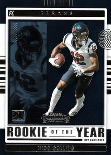 #ROY-NCO Nico Collins - Houston Texans - 2021 Panini Contenders - Rookie of the Year Contenders Football